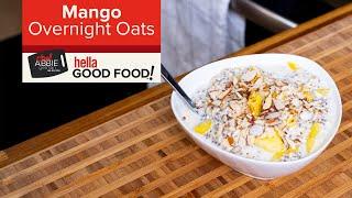 HEALTHY & EASY Mango Overnight Oats without Yogurt