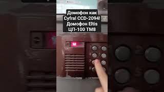 Домофон Eltis ЦП-100 ТМ8 #шортс #домофон #Элтис #shorts #intercom #Eltis