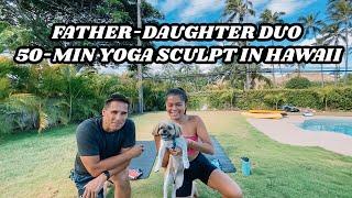 08/22/20 Max & Tiana Co-Taught Yoga Sculpt in the Sun! (no equipment needed/at-home workout)