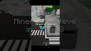 Minecraft Steve in Jujutsu Shenanigans 8 #roblox #jujutsukaisen #jjk #shorts #memes #anime