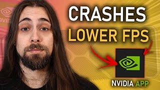 Yes, NVIDIA Drivers also have issues...NVIDIA APP causing crashes & LOWER FPS...