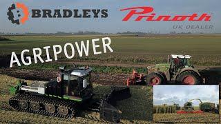 BRADLEYS - Prinoth Leitner LH500 Agripower Demo machine Maize harvest BioMass production 2021 UK