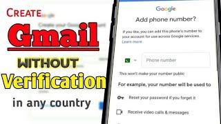 How to create Email without phone number Verification 2021-2022