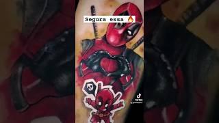 Tatuagens de estilos variados #deadpool #tattoo