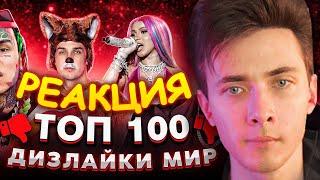 ХЕСУС СМОТРИТ: ТОП 100 Мировых клипов по ДИЗЛАЙКАМ | Самые задизлайканные | PATRICK MUSIC | РЕАКЦИЯ