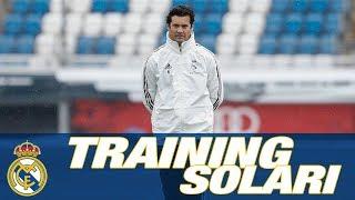 SANTIAGO SOLARI | First Real Madrid training session