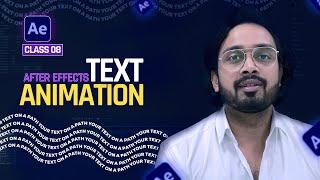 Text Animation Along Path || Animation in After Effects After Effects - Class 8