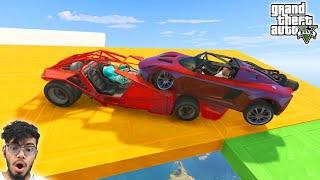 Cars Vs Cars 99.888% People Break Their Computer in This Challenge in GTA 5!