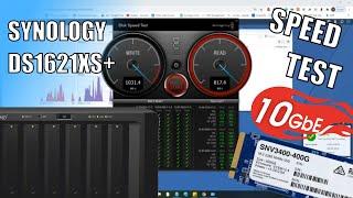 Synology DS1621xs+ 10Gbe and NVMe SSD Cache Test