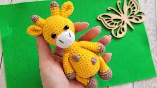 ЖИРАФ ВЯЗАНЫЙ КРЮЧКОМcrochet giraffeGehäkelte Giraffe