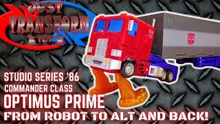 JUST TRANSFORM IT!: Studio Series '86 Commander Optimus Prime