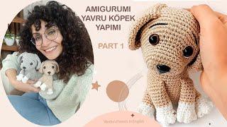 Amigurumi Köpek Yapımı #diy  Amigurumi Dog Free Pattern in English #crochetdog #crochet