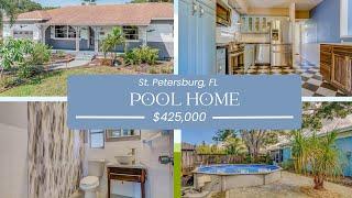 St. Petersburg Florida Pool Home Video Tour