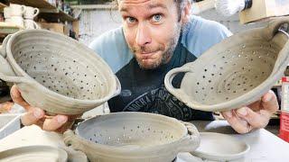 How to make a BERRY BOWL!! Clay, Pottery, Ceramics Tutorial!