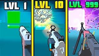 ЭВОЛЮЦИЯ ОРУЖИЯ ЧТОБЫ РАЗРУШАТЬ ВСЕ ЧТО ВИДИШЬ В ИГРЕ GUN BREAKER!