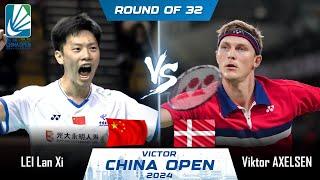 REVENGE | LEI Lan Xi (CHN) vs Viktor AXELSEN (DEN) | China Open 2024 Badminton