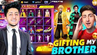 Gifting My Brother New Anime Bundle  Crazy Event - Garena Free Fire 