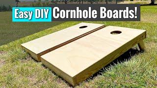 How To Make Cornhole Boards! | Easy DIY w/ Free Plans!