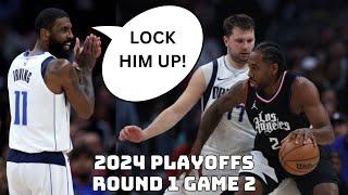 Dallas Mavericks Team Highlights vs the Clippers (2024 Playoffs Round 1 Game 2)