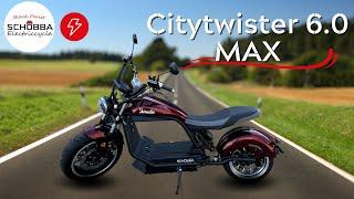 Citytwister 6.0 MAX - Elektro-Schobba mit bis zu 80 km/h | Live-Vorstellung im Detail