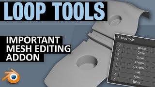 Loop Tools Addon | Important Mesh Editing Tool | Blender 2.8