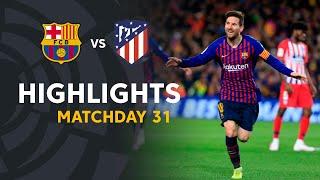 Highlights FC Barcelona vs Atlético de Madrid (2-0)