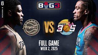 Joe Johnson Drops 29 vs. Michael Beasley! | 2025 BIG3 Week 2 Full Game | Detroit Amps vs. Miami 305