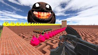 Big Sprunki Pou’s Family In Maze Gmod EP 10