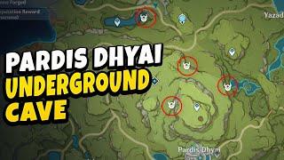 How to Unlock Pardis dhyai Underground Cave Puzzle ~ Sumeru Puzzle | Genshin Impact 3.0