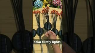 Solar Firefly Garden Lights #garden #solarledlight #viral #shorts