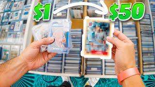 Finding Sports Cards To Flip In The $1 Box ($100 Budget Challenge)