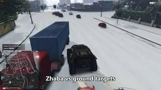 GTA V Zhaba vs ground targets.