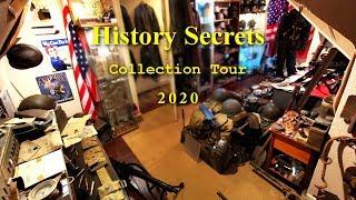 WW2 PRIVATE COLLECTION TOUR - History Secrets  2020 - WWII Equipment, Weapons and More!