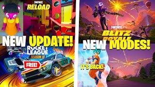 Fortnite Squid Game RELOAD Map LEAKED!  FREE Vehicles & Blitz Royale Revealed!