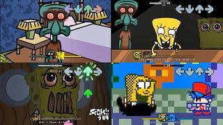 FNF: Squidward.EXE & Lost Gold Silver █ Friday Night Funkin' – Untitled SpongeBob Mod Demo █