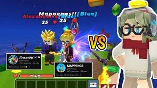 Naomi BG Vs @MAPPENGS  & @Alexander14  In Bedwars!!