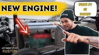  THE BEST ENGINE EVER? How To Make & Install Custom Motor Mounts - 1931 Model A Roadster !