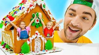 Chris and Alice learn how to decorate Gingerbread House!