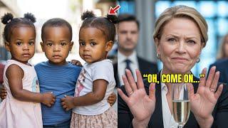 High Society Mom Rejected Her Triplets for Being Black – Now They’re Famous & She’s SHAKING