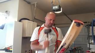 How to knock in your cricket bat!