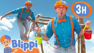 Blippi Obstacle Course Playground |  Blippi and Meekah Best Friend Adventures | Educational Videos