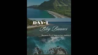 Day 1: Make Your Travel Blog Stand Out! | Stunning Blog Design Tips #travel #blogger #trending