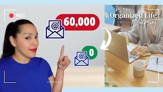 Psychologist gets control of her email inbox   90 Day Life Reset Challenge, week 2