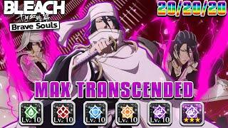 THE BEST HEART UNIT IN THE GAME!!! Max Transcended T20 TYBW Byakuya PvE & GQ Showcase | Brave Souls