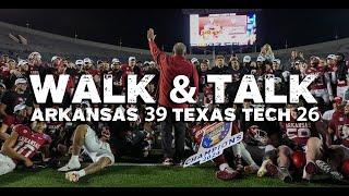 WALK & TALK: Arkansas 39, Texas Tech 26