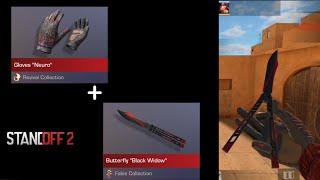 Standoff 2 | Gloves neuro + butterfly black widow