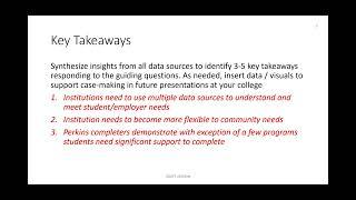 Data Discovery: North Central Michigan College