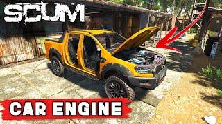 Scum 0.95 - How to Install Car Engine | 2024