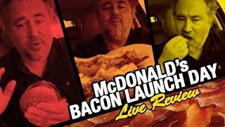 McDonald's New BACON ITEMS - LIVE REVIEW (01-30-19)