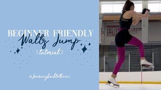 Beginner Waltz Jump Tutorial (journeybacktotheice) #adultsskatetoo